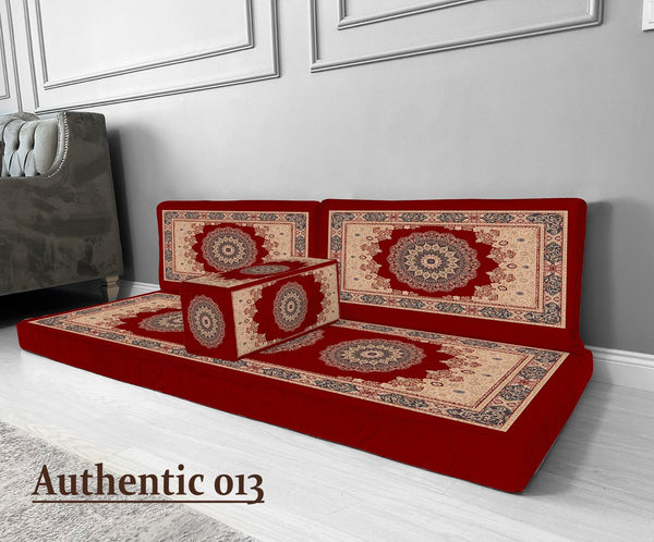 Arabian Majlis, Divan Set (Floor Cushions) Red Star Heritage Elegance Majlis