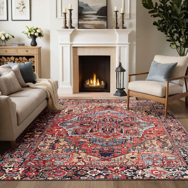 Classic Worn-Look Turkish Rug