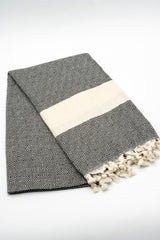 Turkish Cotton Towel - Black