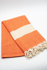 Turkish Cotton Towel - Orange