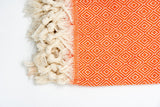 Turkish Cotton Towel - Orange