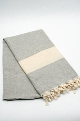 Turkish Cotton Towel- Grey