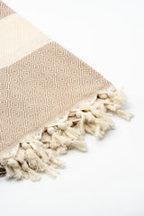 Turkish Cotton Towel- Beige