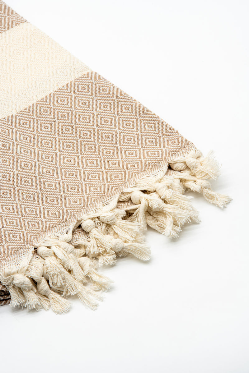 Turkish Cotton Towel- Beige