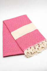 Turkish Cotton Towel - Pink