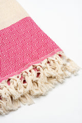 Turkish Cotton Towel - Pink