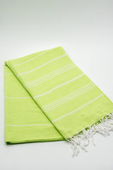 Turkish Cotton Towel - Neon Green Sultan Series