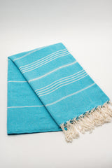 Turkish Cotton Towel - Blue Sultan Series