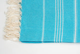 Turkish Cotton Towel - Blue Sultan Series