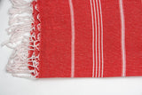 Turkish Cotton Towel - Red Sultan Series