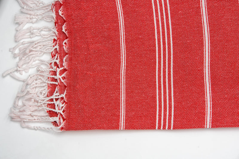 Turkish Cotton Towel - Red Sultan Series