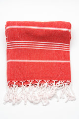 Turkish Cotton Towel - Red Sultan Series