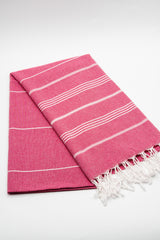 Turkish Cotton Towel - Pink Sultan Series