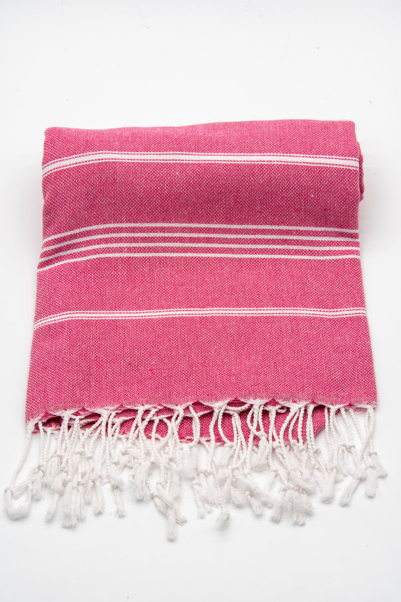 Turkish Cotton Towel - Pink Sultan Series