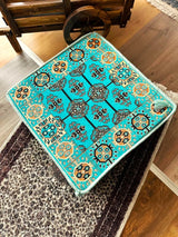 Ottoman Floor Cushion 60x60 Aqua Elegance