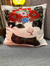 Cat Printed Cushion Covers 17'x17'