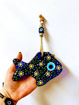 Evil Eye In Shape Of Fish Painting Daisy