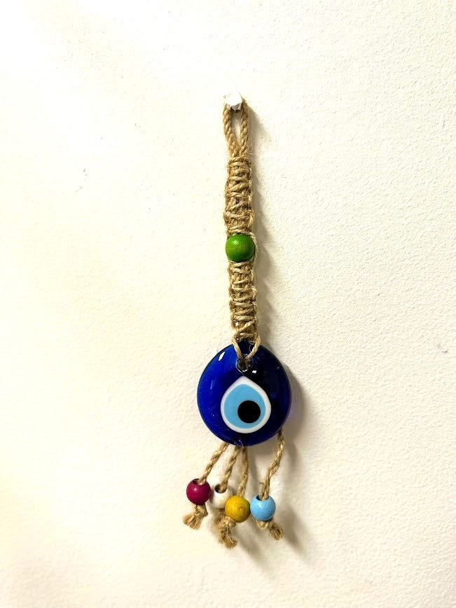 Evil Eye Hanging 6 Cm Green Bead