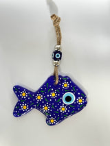 Evil Eye In Shape Of Fish Painting Daisy