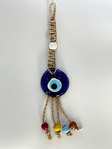 Evil Eye Hanging 6 Cm White Bead