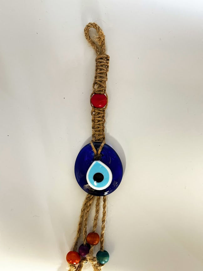 Evil Eye Hanging 6 Cm Pink Bead