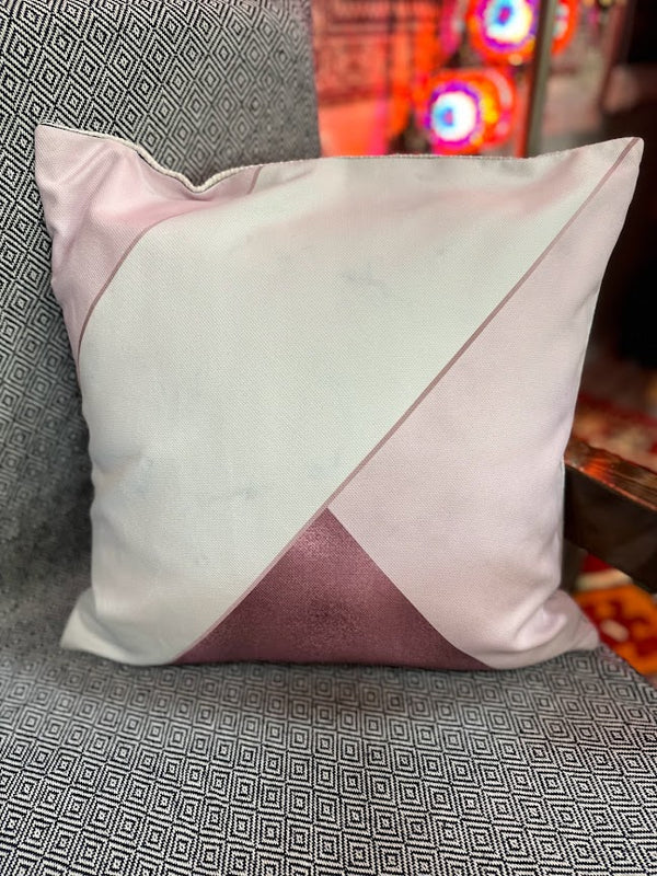 Cushion Covers Pink Marble Printed
