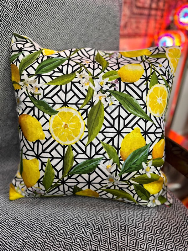 Cushion Covers Lemons Printed