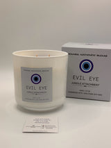 Evil Eye Protection Candle- Jungle Attachment  14 OZ