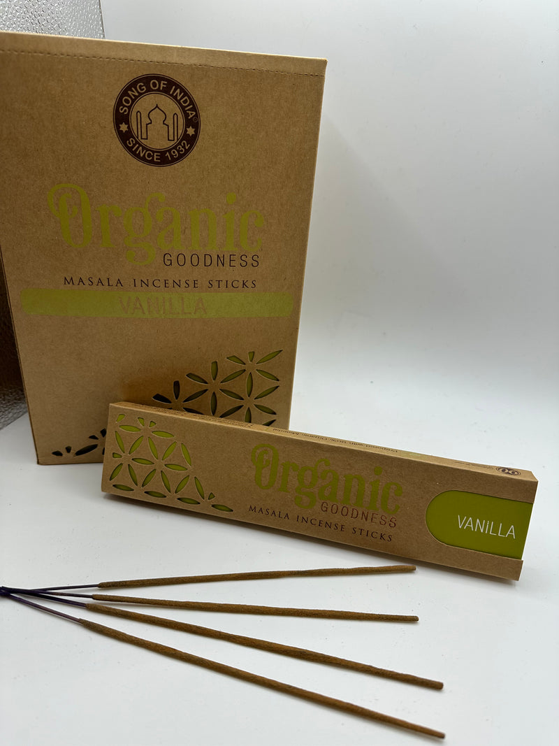 Vanilla Organic Incense Sticks