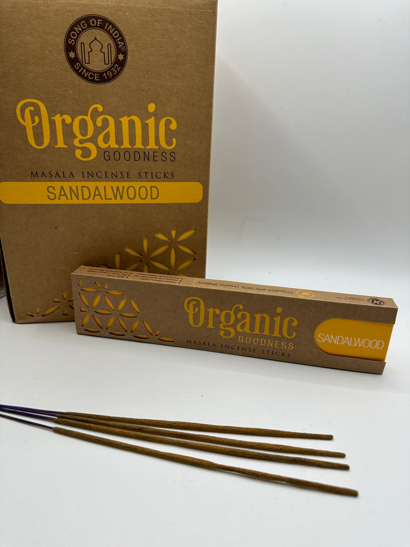 Sandalwood Organic Incense Sticks