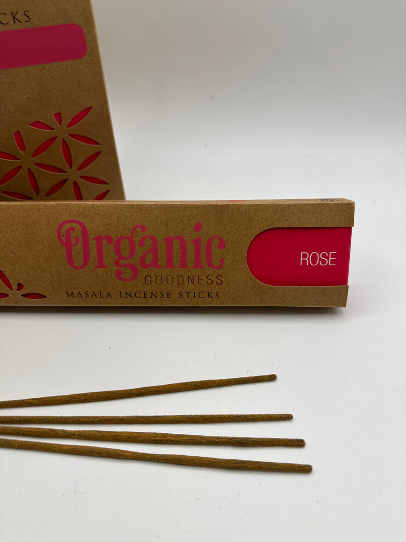 Rose Organic Incense Sticks