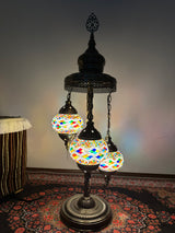 Turkish Floor Lamp with 3 Globes - Rdm2