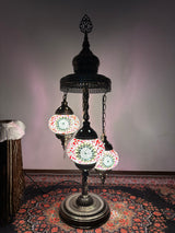 Turkish Floor Lamp with 3 Globes - Vpx