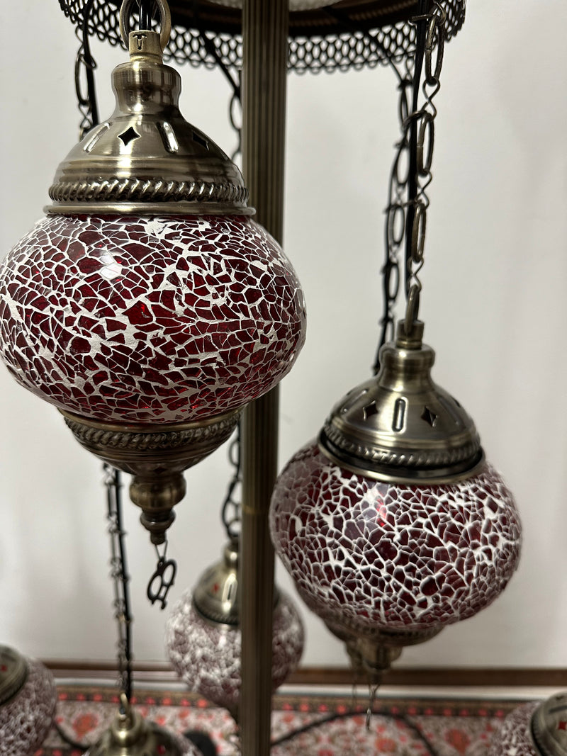 Turkish Floor Lamp with 5 Globes - CR2