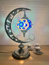 Crescent Moon Lamps Blue-1