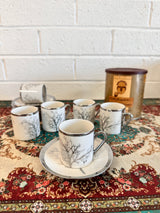 Tree of Life pattern coffee set