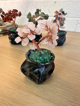 Rose Quartz Gemstone Tree  Small