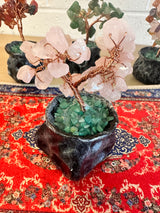 Rose Quartz Gemstone Tree  Small