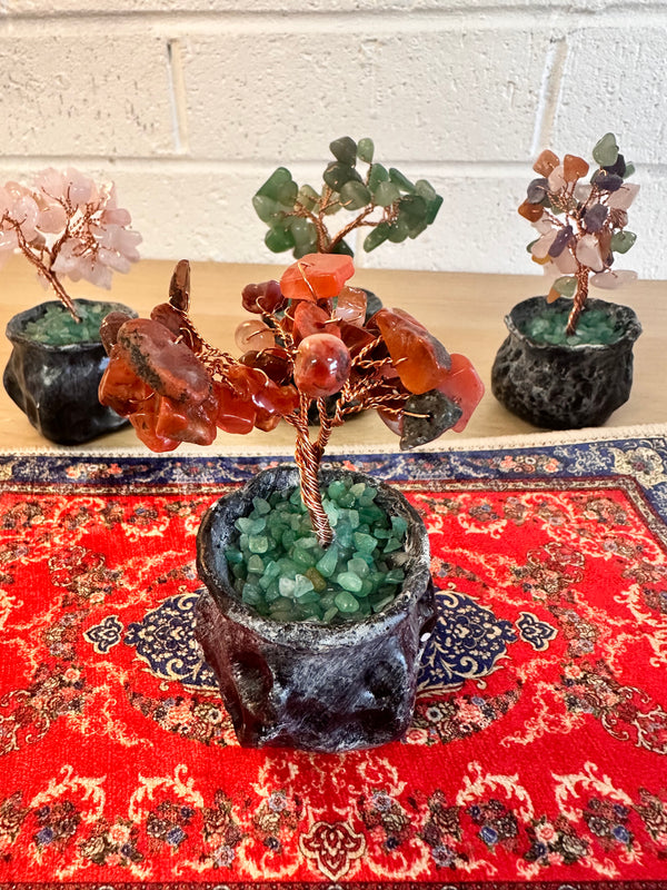 Carnelian Gemstone Tree Small