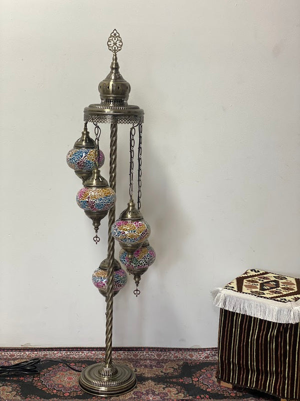 Turkish Floor Lamps- 5 pieces Rainbow