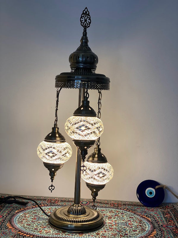 Turkish Floor Lamps 3 pieces - White