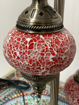 Turkish Floor Lamps 3 pieces - Orange Crackle