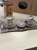 Sena Coffee Set - Double Silver