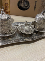 Sena Coffee Set - Double Silver