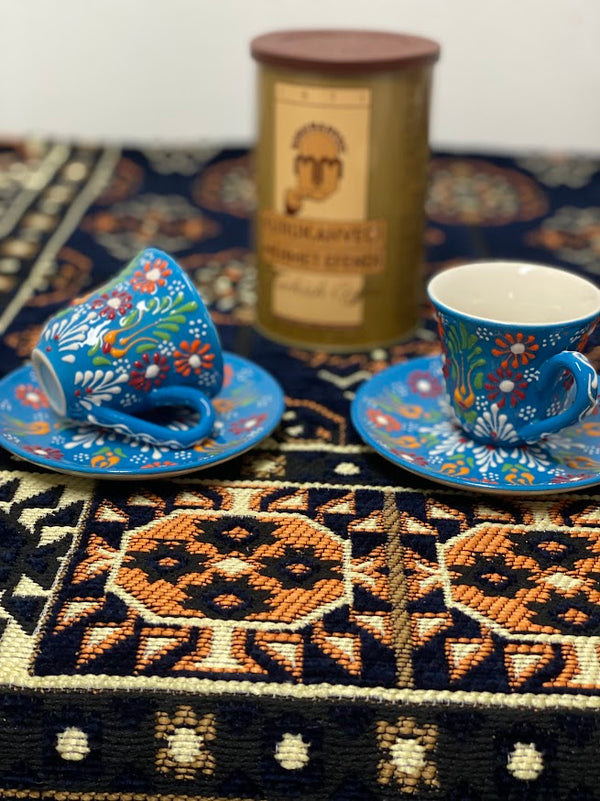 Turkish Coffee Cups - Blue