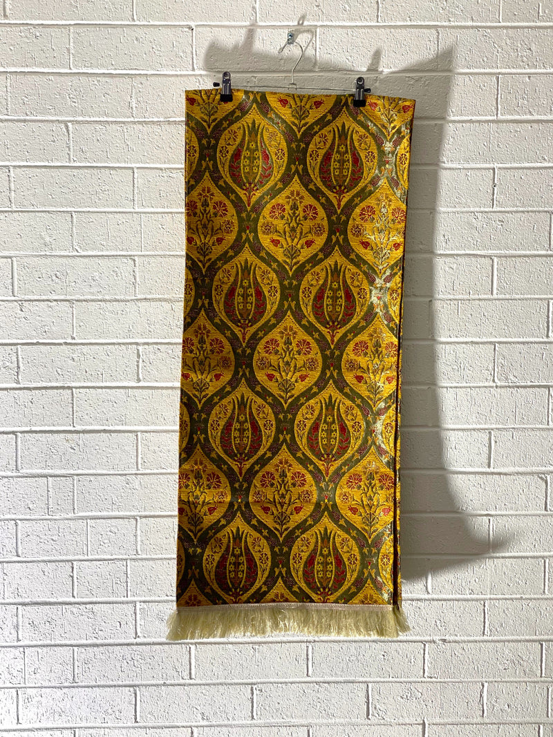 Table Runner - Mustard Tulip Design