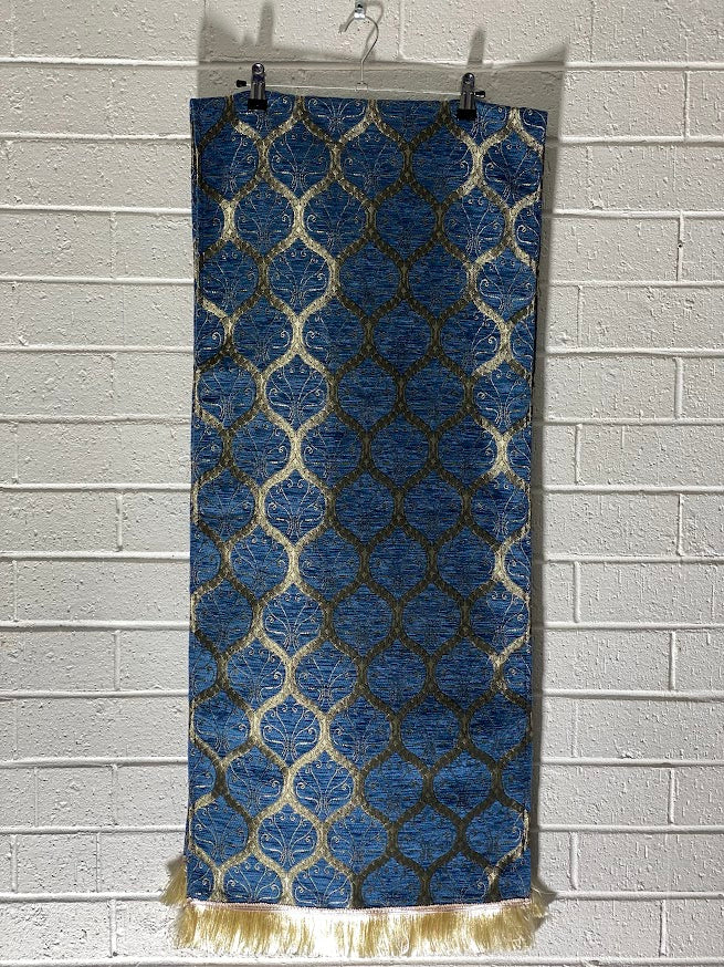 Table Runner - Blue Geometric