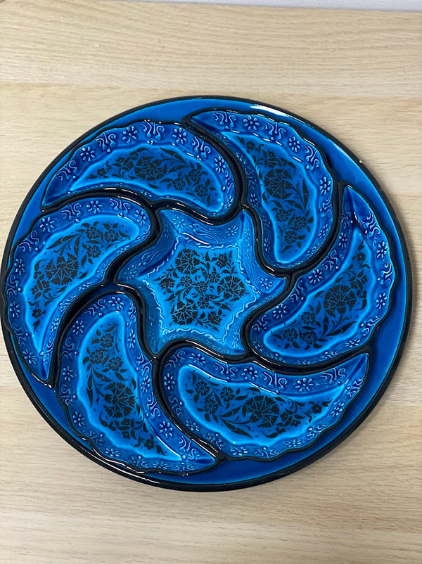 Ceramic Dip Set- Blue