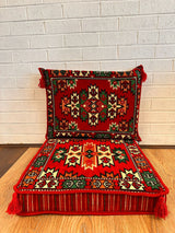 Single Cushion Set ( Red Oriental )