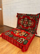 Single Cushion Set ( Red Oriental )